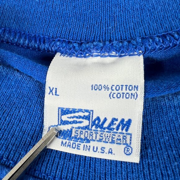 VTG 90s Salem Sports Orlando Magic Basketball Shirt Extra Large Blue Faded Tee - Picture 5 of 11